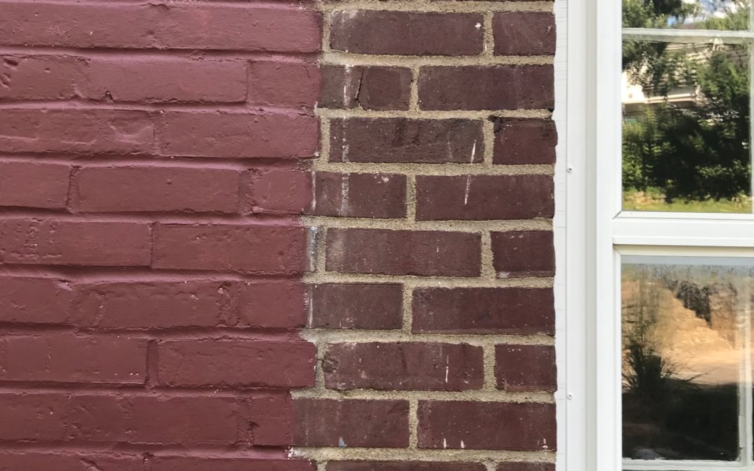 Repainting Brick Face