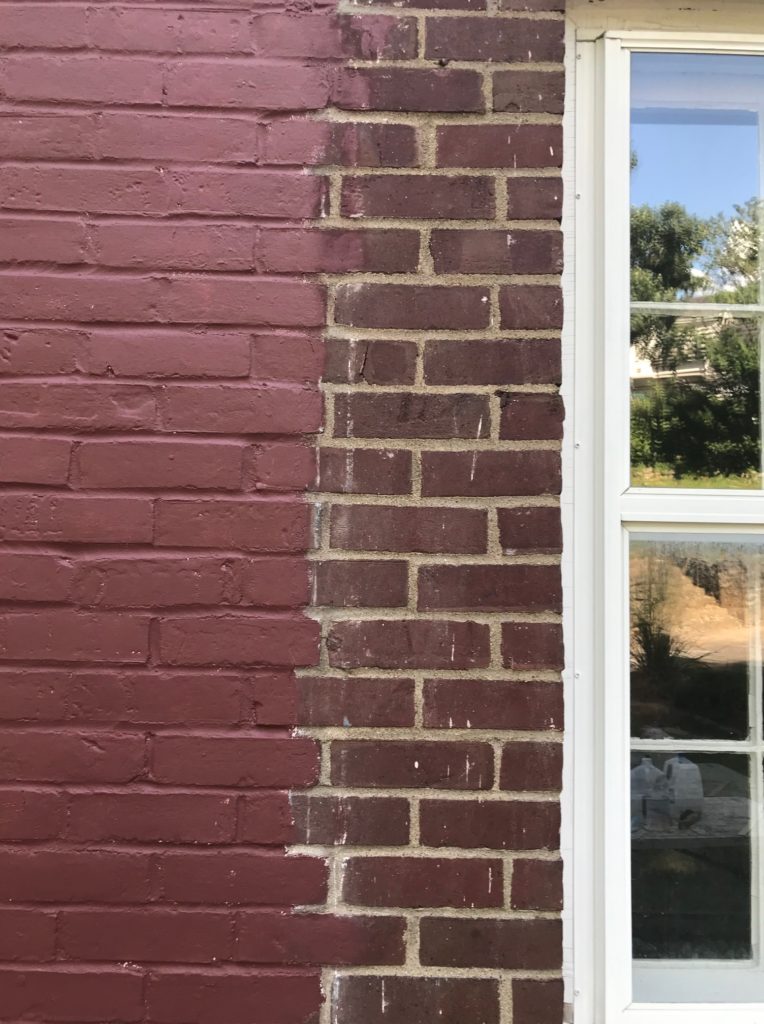 Faux Brick Face