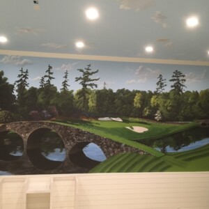 Golf Room, Glendas wall to wall art