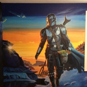 Mandalorian Mural