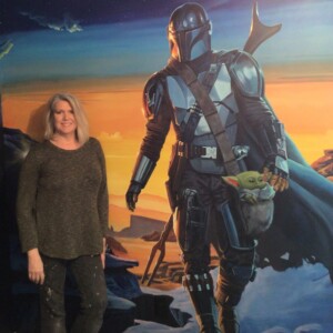 Mandalorian Mural size